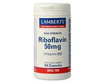Lamberts Riboflavine 50mg Capsules 100VCP