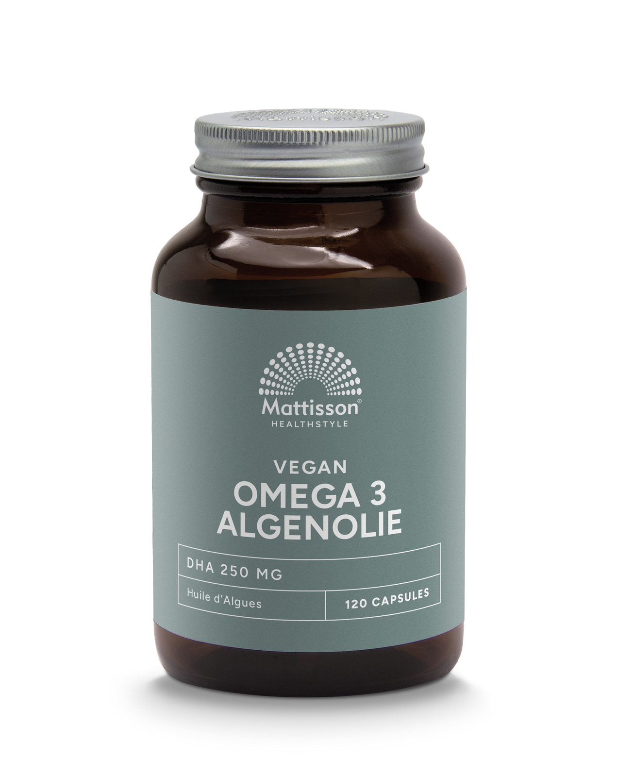 Mattisson HealthStyle Vegan Omega 3 Algenolie DHA 250mg Capsules 120VCP