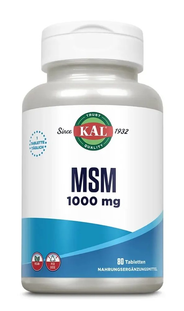 Kal MSM 1000mg Tabletten 80TB