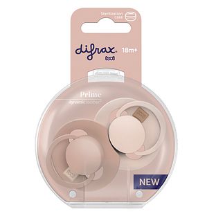 Difrax LOVI Prime Pacifier 18+ Months - Nude/Blush 2ST Difrax LOVI Prime Pacifier 18+ Months - Nude/Blush 2ST