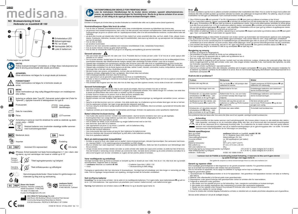 IB100 Insectenbeet Verzachter afbeelding van document #11, instructions