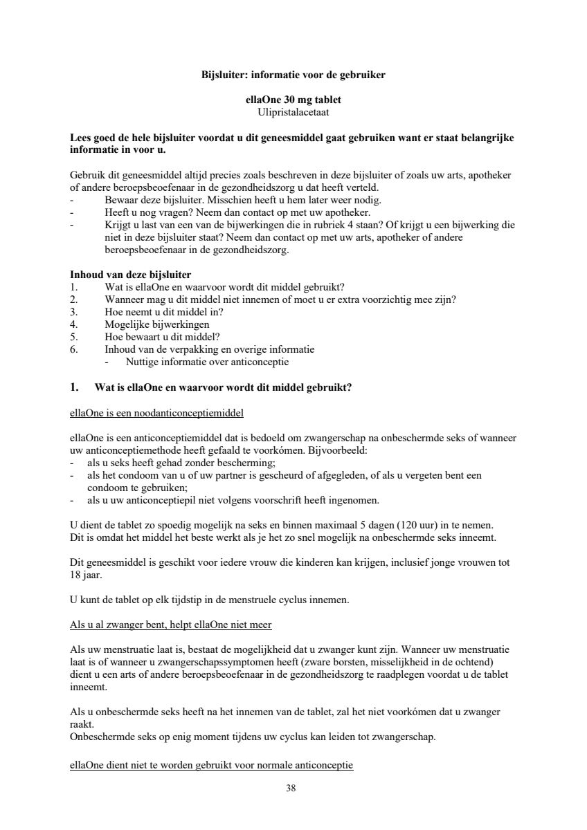 Noodanticonceptie Tablet afbeelding van document #38, leaflet
