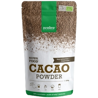Purasana Vegan Cacao Powder 200GR Purasana Vegan Cacao Powder 200GR