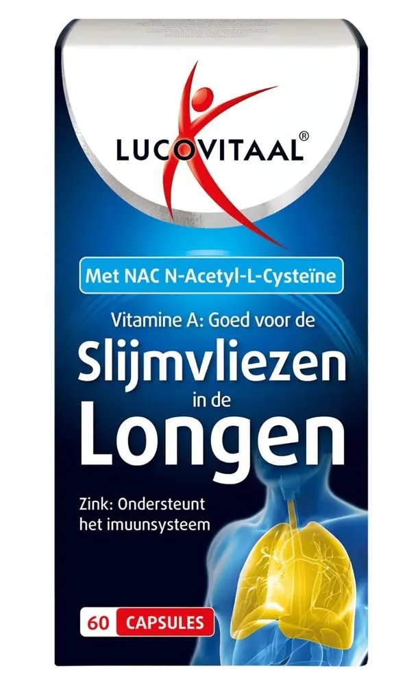 Lucovitaal Slijmvliezen in de Longen Capsules 60CP
