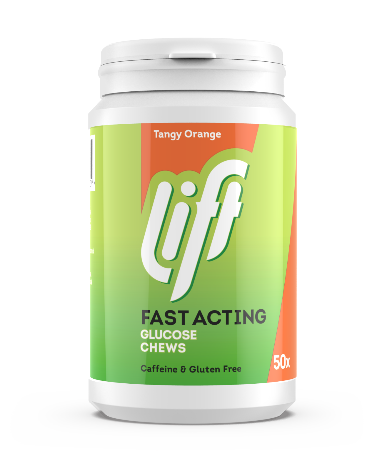 Lift Fast Acting Glucose Kauwtabletten - Sinaasappel afbeelding 1