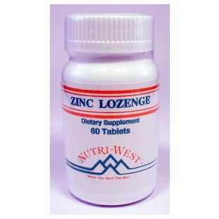 Nutri West Nutri-West Zinc Lozenges Tabletten 60TB Nutri West Nutri-West Zinc Lozenges Tabletten 60TB