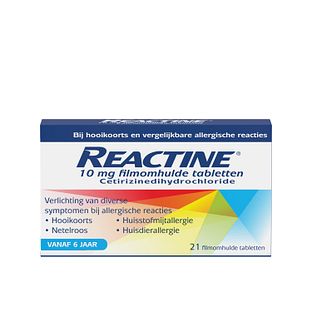 Reactine Cetirizine 10mg Tabletten 21TB