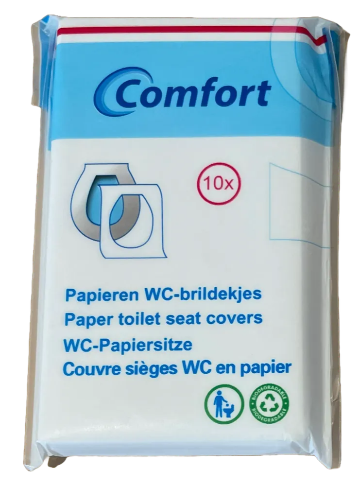 Comfort Papieren WC-brildoekjes afbeelding