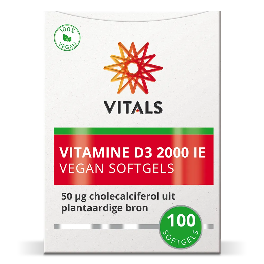 Vitals Vitamine D3 2000ie Softgels 100SG