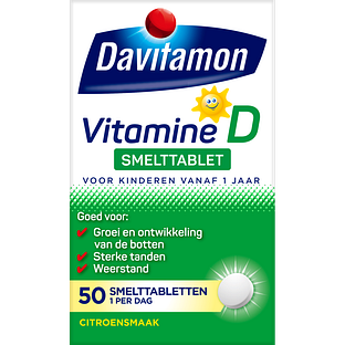 Davitamon Vitamine D Kind Smelttabletten 50TB