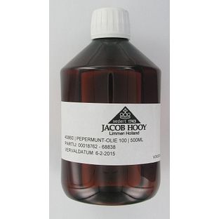 Jacob Hooy Essentiële Olie Pepermunt 500ML
