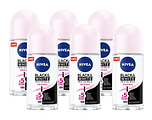 Nivea Black & White Invisible Original Roll-on Voordeelverpakking 6x50ML