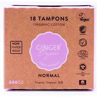 Ginger Organic Tampons Normal 18ST