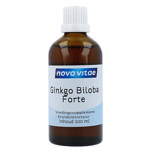 Nova Vitae Ginkgo Biloba Forte Tinctuur 100ML Nova Vitae Ginkgo Biloba Forte Tinctuur 100ML