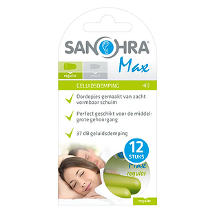 Sanohra Oordopjes Foam Max Regular 6PR Sanohra Oordopjes Foam Max Regular 6PR