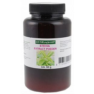 Cruydhof Stevia Extract Poeder 50GR Cruydhof Stevia Extract Poeder 50GR
