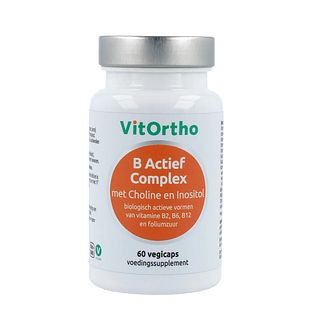 VitOrtho B Actief Complex met Choline en Inositol VegiCaps 60VCP