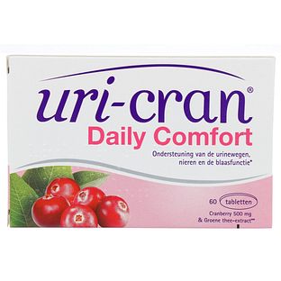 Uri-Cran U Cran Comfort Cranberry 500mg Tabletten 60TB Uri-Cran U Cran Comfort Cranberry 500mg Tabletten 60TB