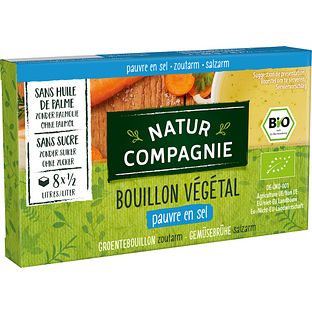 Natur Compagnie Groentebouillon Blokjes Zoutarm 8ST