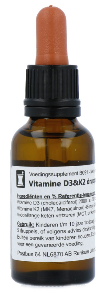 VeraSupplements Vitamine D3 & K2 Druppels