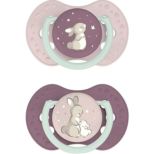 Difrax LOVI Dynamic Pacifier 6-18 Months - Girl 2ST