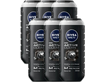 Nivea Men Active Clean 3-In-1 Shower Gel Multiverpakking 6x250ML