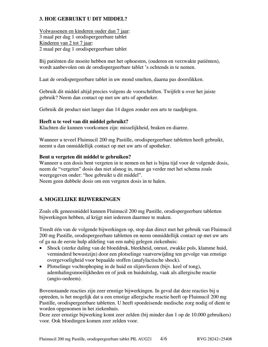 Pastille 200mg Zuigtabletten afbeelding van document #4, leaflet