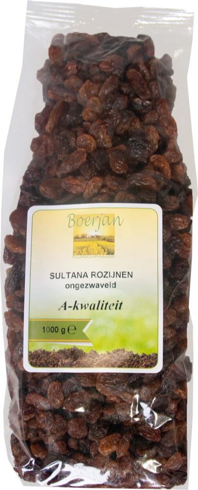 Boerjan Sultana Rozijnen Ongezwaveld afbeelding