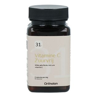Ortholon Vitamine C Zuurvrij Capsules 50CP