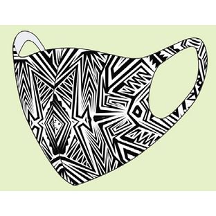ML Producten Mondkapje Tattoo One Size - Uitwasbaar 1ST