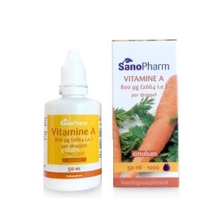 Sanopharm Emulsan Vitamine A 800mcg 50ML Sanopharm Emulsan Vitamine A 800mcg 50ML