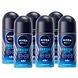 Nivea Men Fresh Active Roll-on Voordeelverpakking 6x50ML