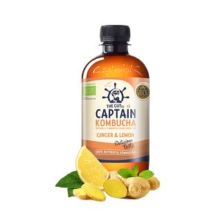 The GUTsy Captain Kombucha Ginger Lemon 1LT The GUTsy Captain Kombucha Ginger Lemon 1LT