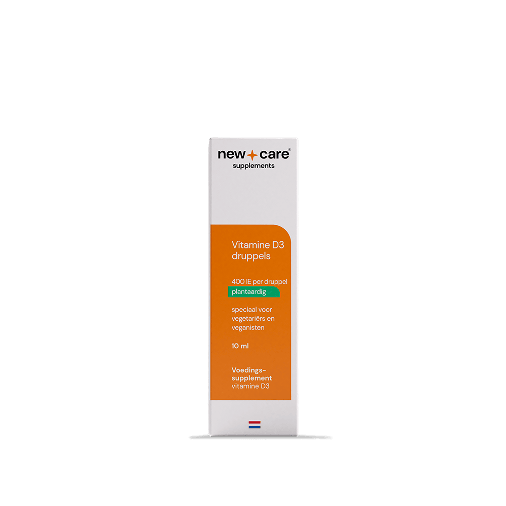 New Care D3 10mcg Plantaardige Druppels 10ML