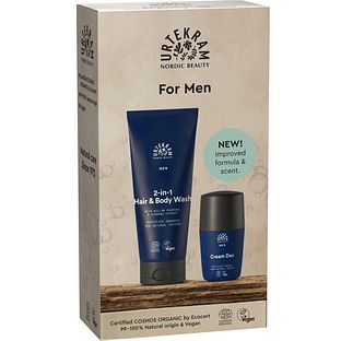 Urtekram For Men Hair & Body Wash - Cream Deo Giftset 1ST Urtekram For Men Hair & Body Wash - Cream Deo Giftset 1ST