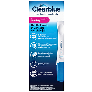 Clearblue Zwangerschapstest Ultravroeg 2ST