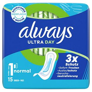 Always Ultra Day Maandverband Normal 15ST