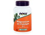 NOW Magnesium & Calcium 2:1 Tabletten 100TB