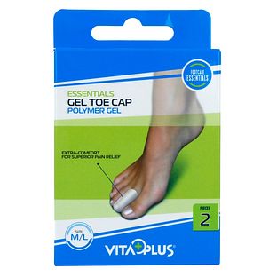 Vitaplus Essentials Gel Toe Cap Polymer Gel maat M/L 2ST