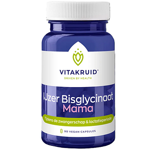 Vitakruid IJzer Bisglycinaat Mama Capsules 90VCP