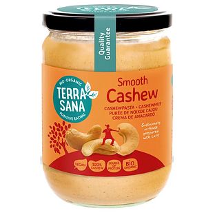TerraSana Smooth Cashewpasta 500GR TerraSana Smooth Cashewpasta 500GR