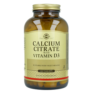 Solgar Calcium Citraat met Vitamine D-3 Tabletten 240TB