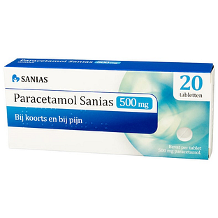 Sanias Paracetamol 500mg Tabletten 20TB