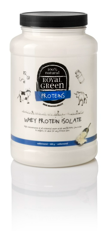 Royal Green Whey Protein Isolate Naturel 600 g
