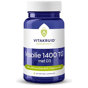 Vitakruid Visolie 1400 TG® Triglyceriden met D3 30SG