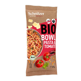 Schnitzer Gluten Freiheit Bio Bowl Pasta & Tomate 60GR
