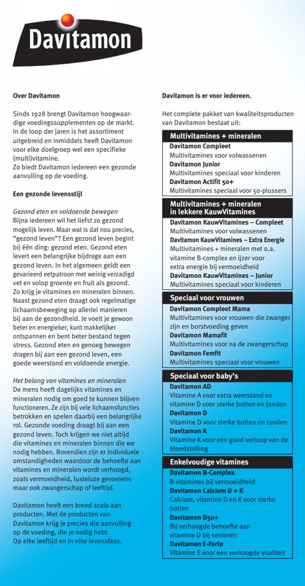 Vitamine K Olie afbeelding van document #2, instructions