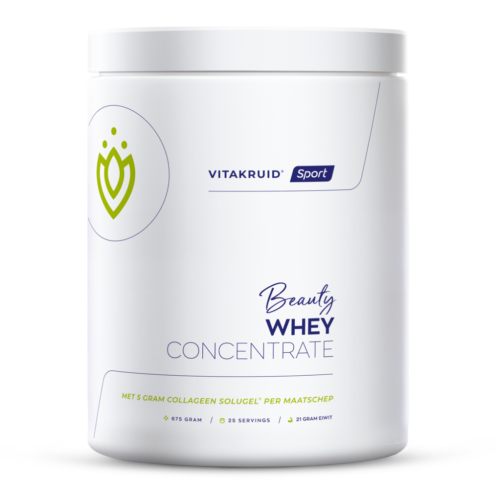 Vitakruid Beauty Whey protein met 5 gr Collageen Solugel® 675GR
