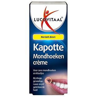 Lucovitaal Kapotte Mondhoeken Crème 15ML Lucovitaal Kapotte Mondhoeken Crème 15ML