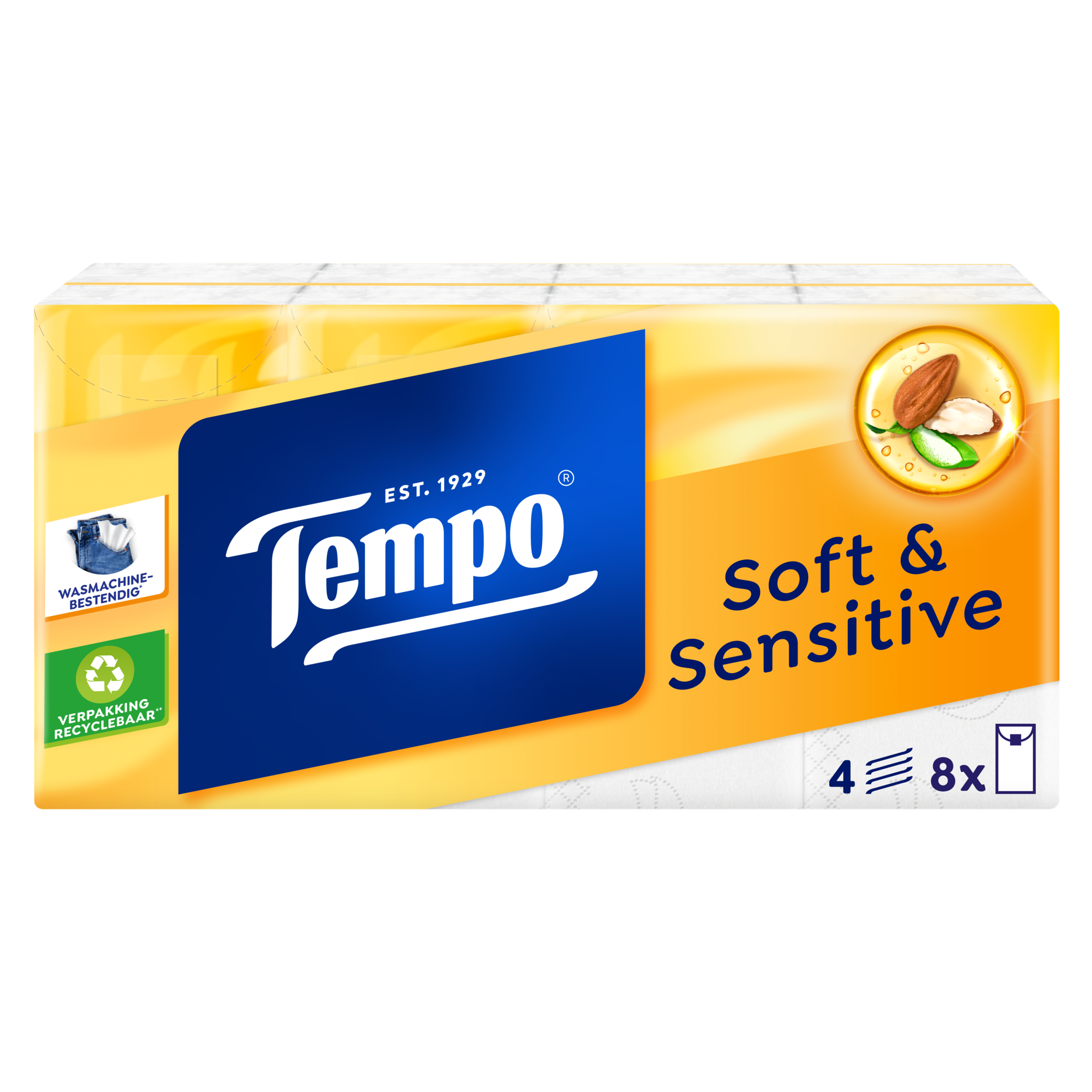 Tempo Zakdoekjes Plus 8st